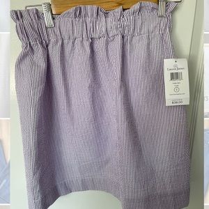 Lauren James Seersucker Skirt NWT